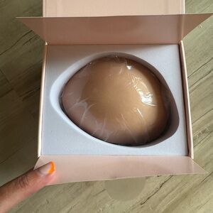 Nude Silicone Bra Insert Boomba Size C NWT